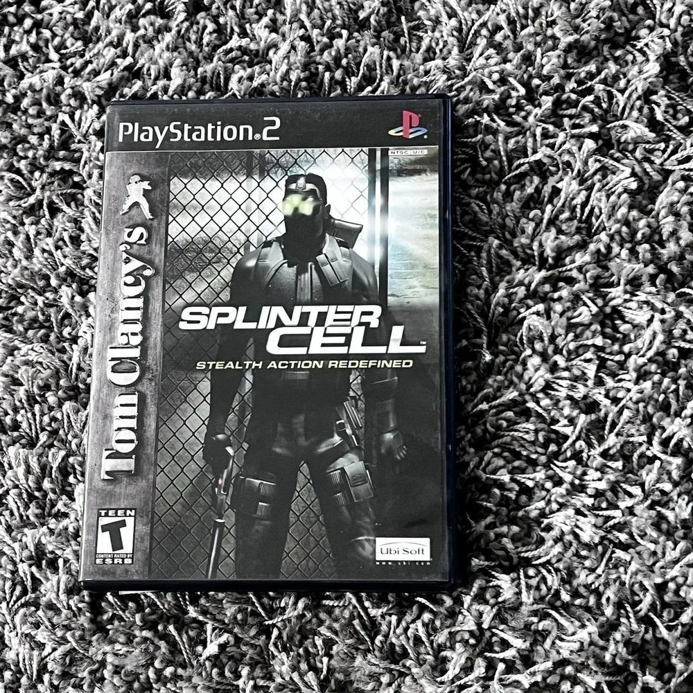 Tom Clancy's Splinter Cell (PS2) CIB W/ Manual- Authentic - Tested